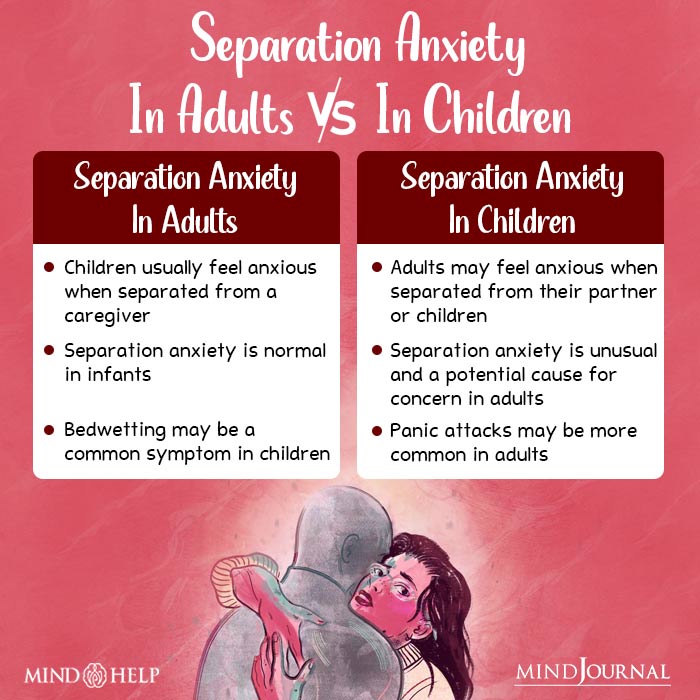 Separation anxiety in adults quiz